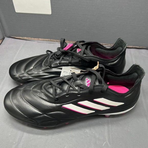 Adidas COPA PURE.1 FG Soccer Cleats Black Pink HQ8904 Men Size 8.5 Women Sz 9.5 main image 9